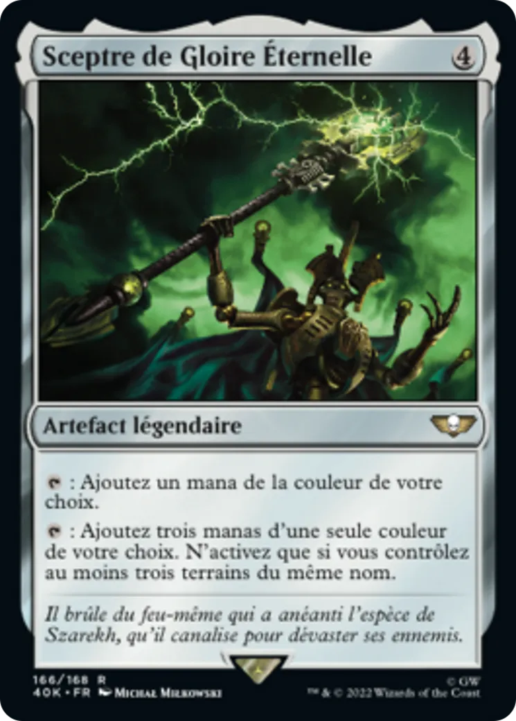 Sceptre de Gloire Éternelle — Warhammer 40,000 Commander — Magic: The Gathering