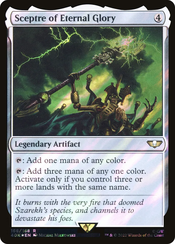 Sceptre de Gloire Éternelle — Warhammer 40,000 Commander — Magic: The Gathering