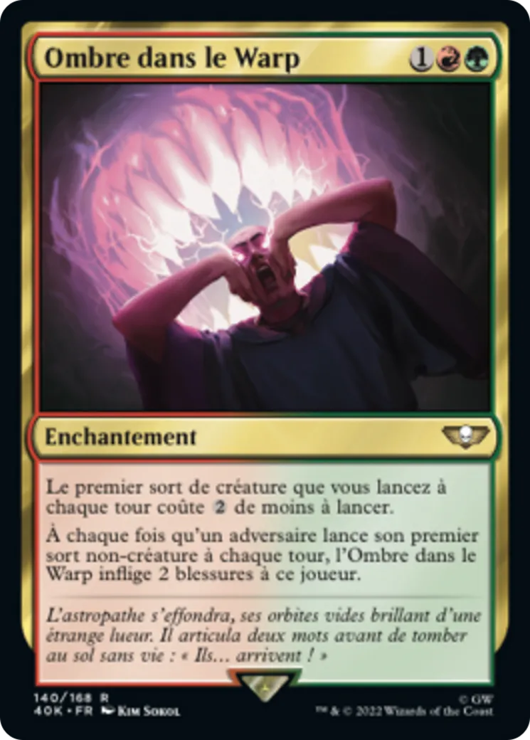 Ombre dans le Warp — Warhammer 40,000 Commander — Magic: The Gathering