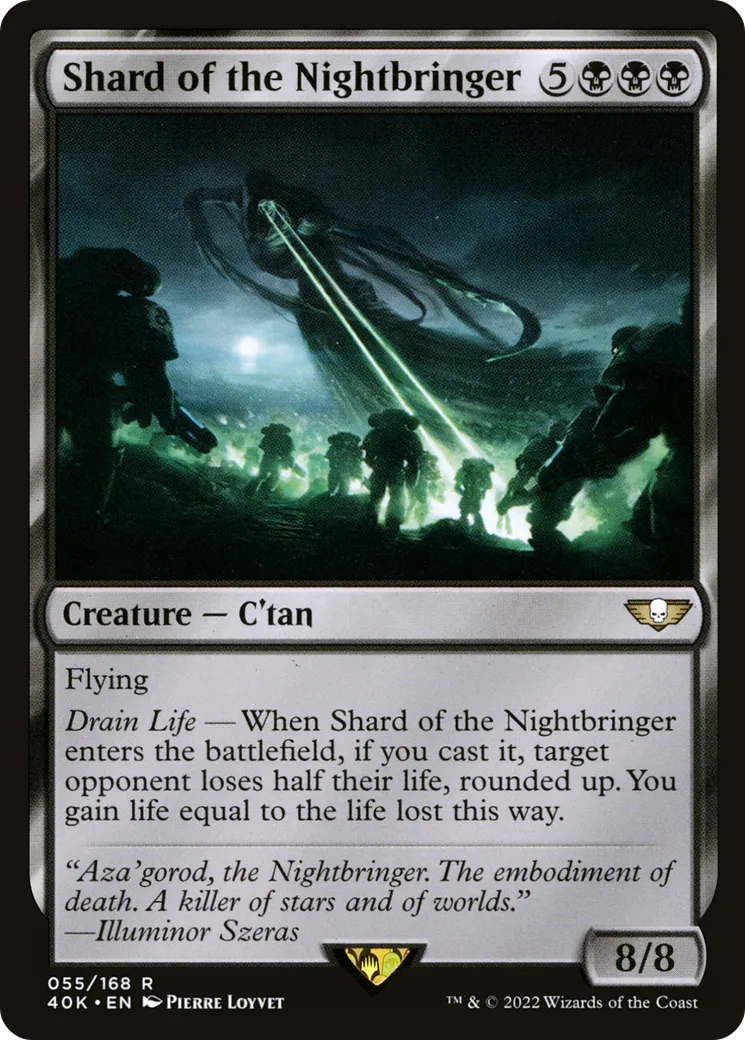 Shard of the Nightbringer — Warhammer 40,000 Commander — Magic: The Gathering