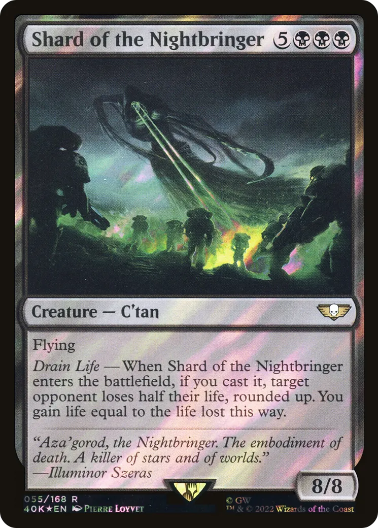 Shard of the Nightbringer — Warhammer 40,000 Commander — Magic: The Gathering