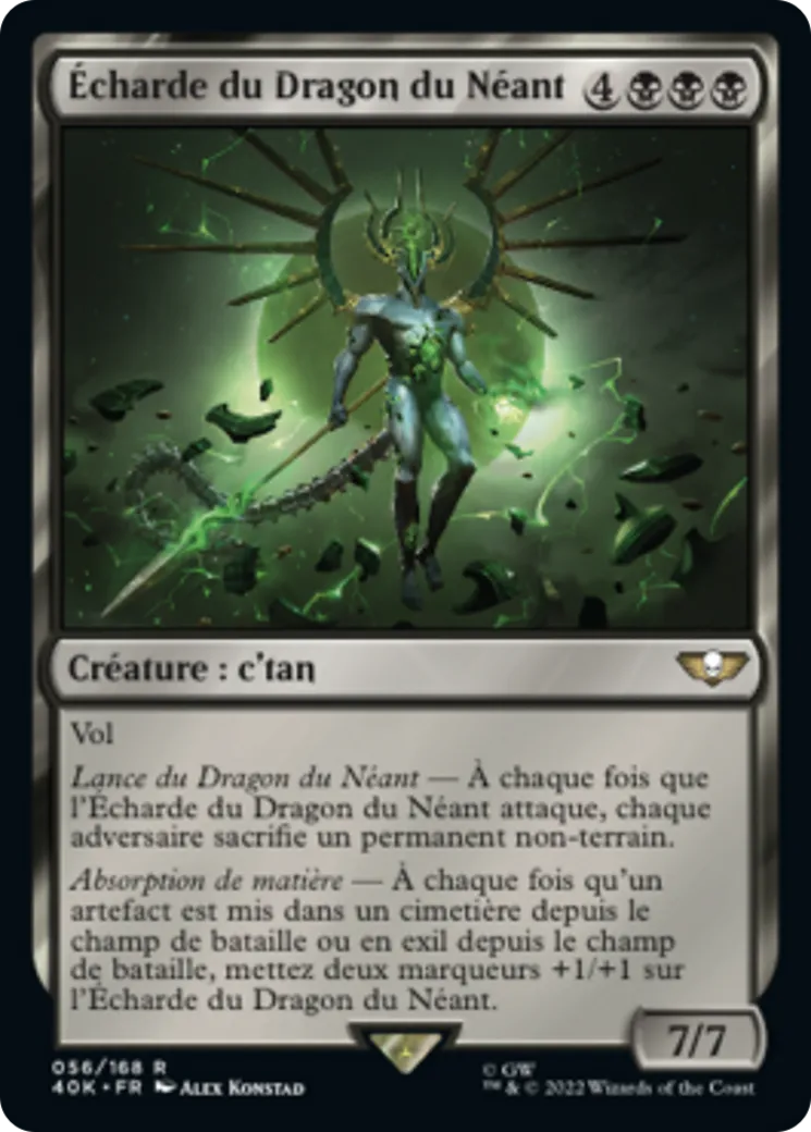 Écharde du Dragon du Néant — Warhammer 40,000 Commander — Magic: The Gathering