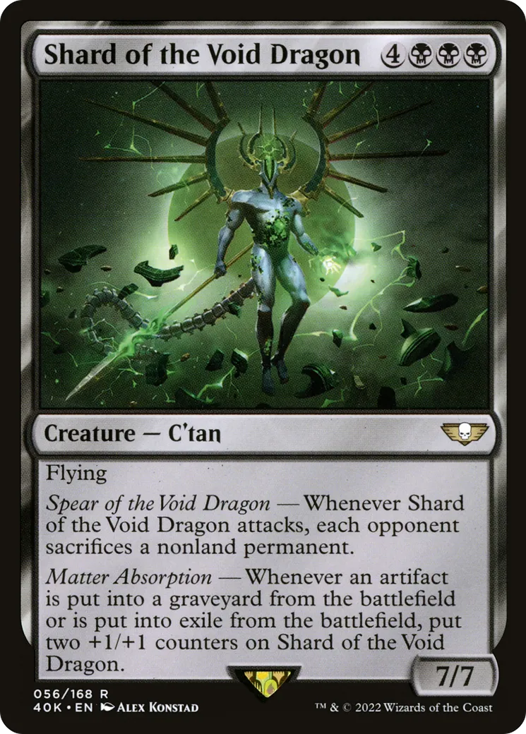 Écharde du Dragon du Néant — Warhammer 40,000 Commander — Magic: The Gathering