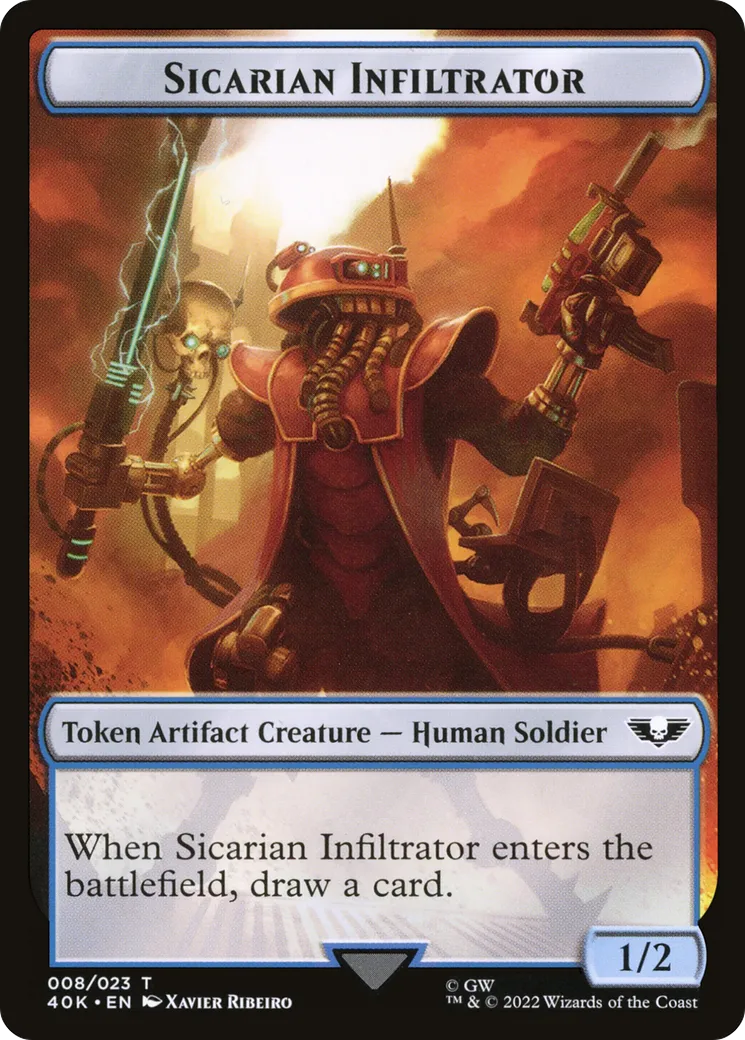 Sicarian Infiltrator — Warhammer 40,000 Commander — Magic: The Gathering