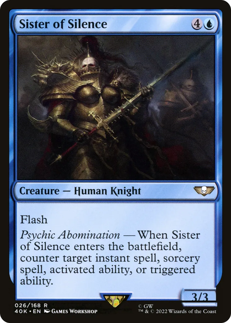 Sister of Silence — Warhammer 40,000 Commander — Magic: The Gathering