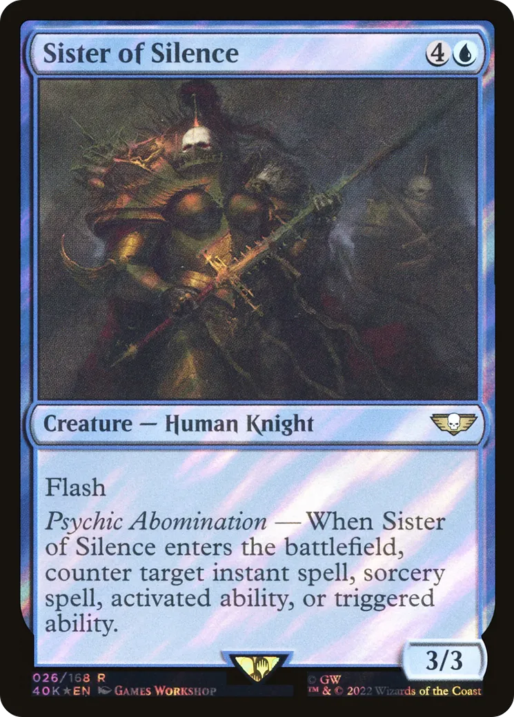 Sister of Silence — Warhammer 40,000 Commander — Magic: The Gathering