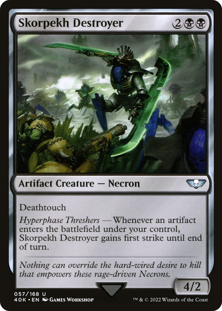 Skorpekh Destroyer — Warhammer 40,000 Commander — Magic: The Gathering