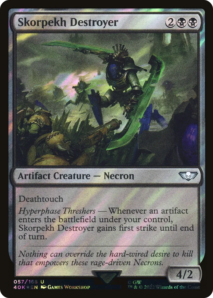 Skorpekh Destroyer — Warhammer 40,000 Commander — Magic: The Gathering
