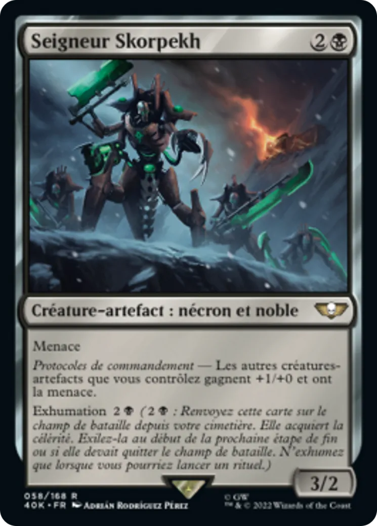 Seigneur Skorpekh — Warhammer 40,000 Commander — Magic: The Gathering