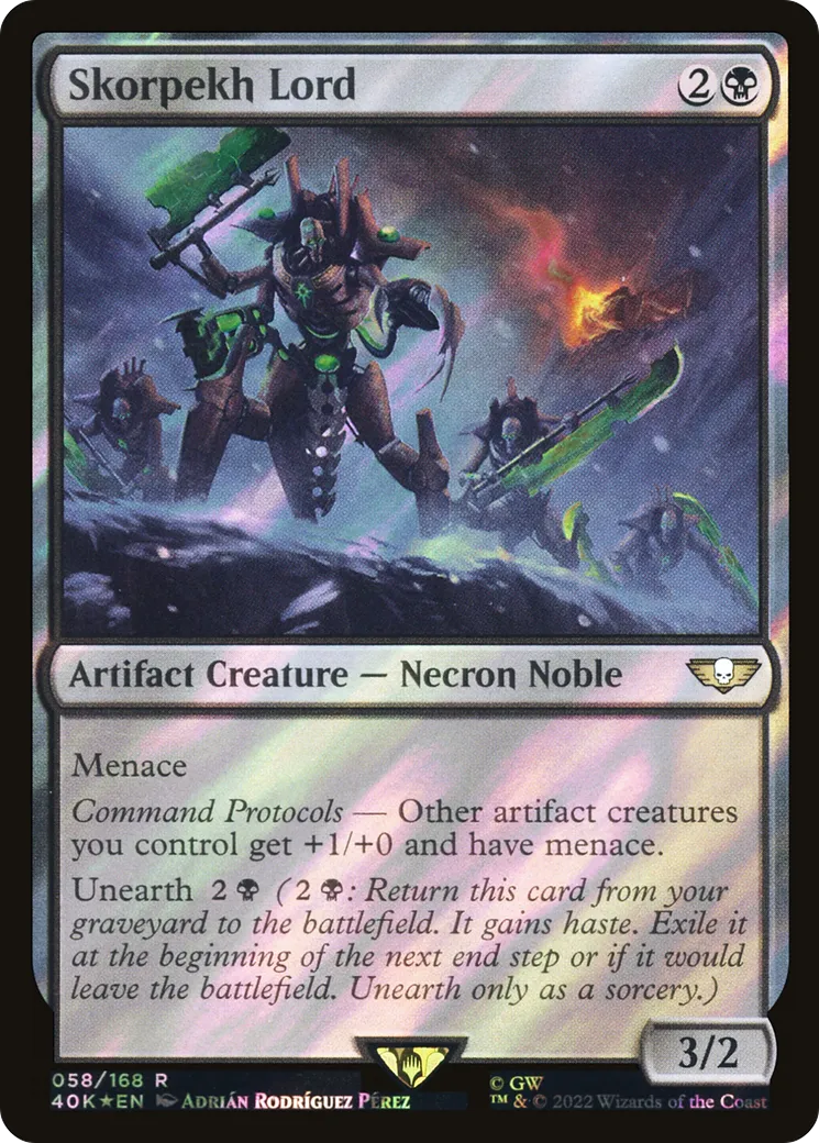 Skorpekh Lord — Warhammer 40,000 Commander — Magic: The Gathering