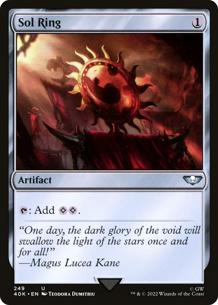 Anneau solaire — Warhammer 40,000 Commander — Magic: The Gathering