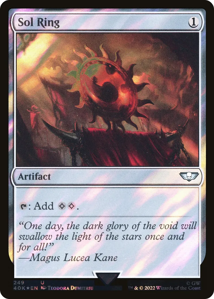 Anneau solaire — Warhammer 40,000 Commander — Magic: The Gathering
