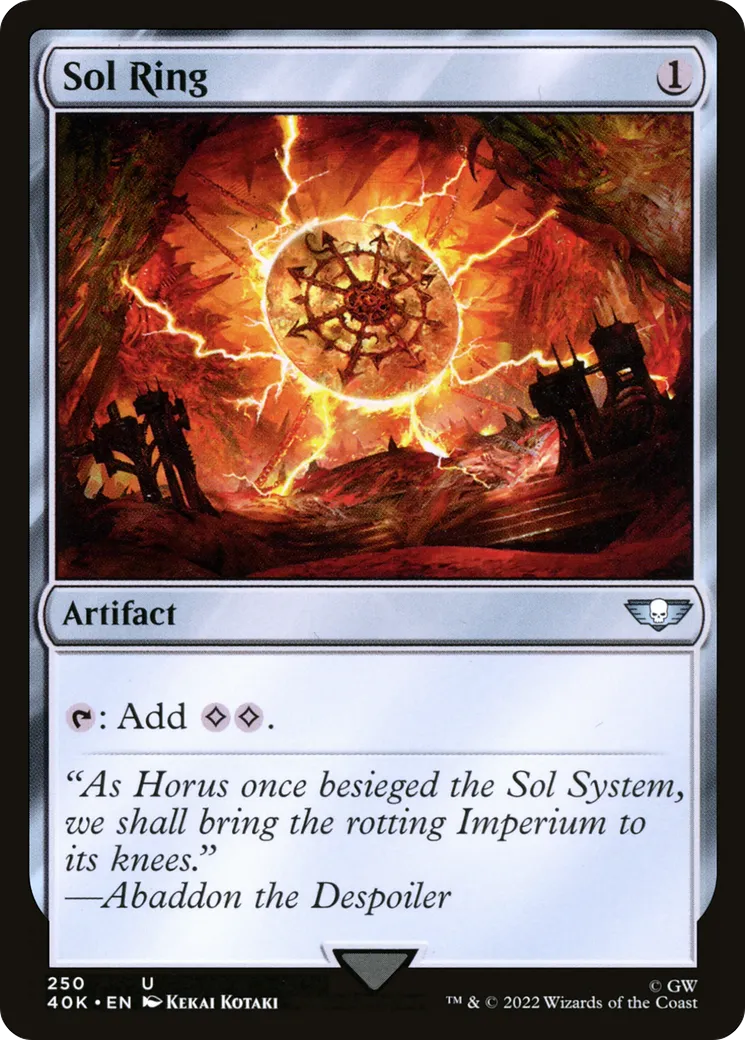 Anneau solaire — Warhammer 40,000 Commander — Magic: The Gathering