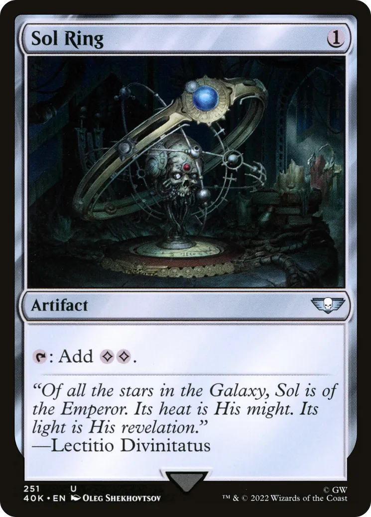 Anneau solaire — Warhammer 40,000 Commander — Magic: The Gathering
