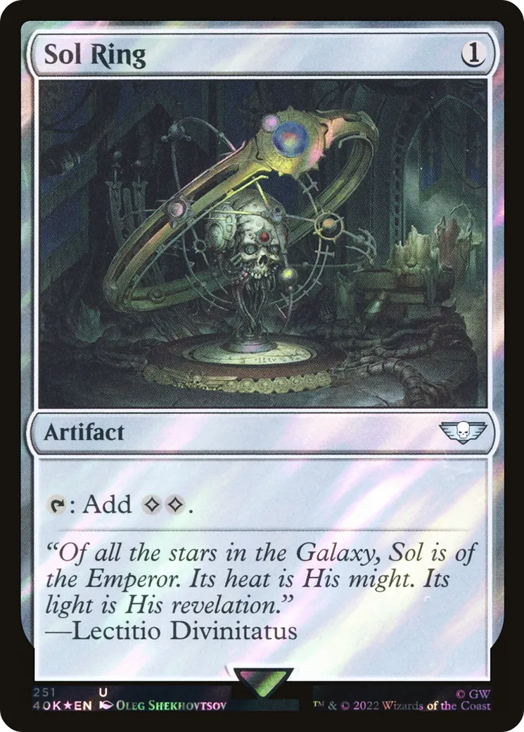 Anneau solaire — Warhammer 40,000 Commander — Magic: The Gathering