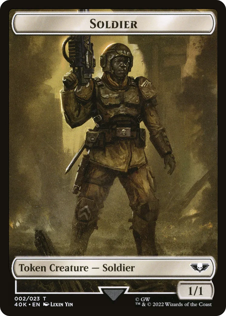 Soldier — Warhammer 40,000 Commander — Magic: The Gathering