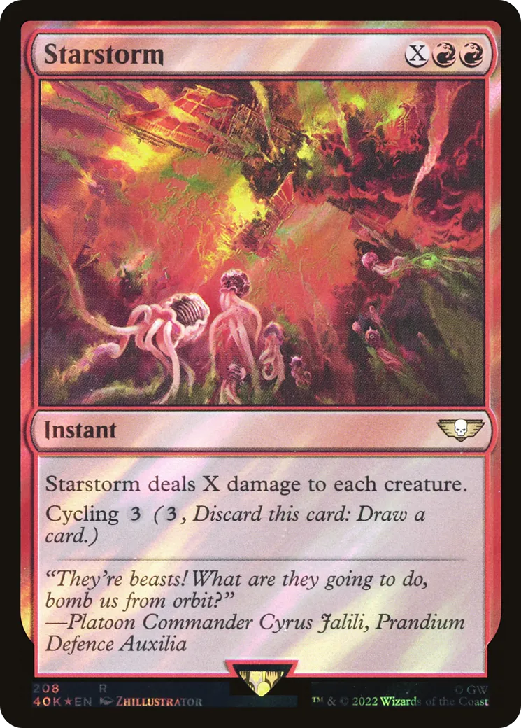 Ouragan stellaire — Warhammer 40,000 Commander — Magic: The Gathering