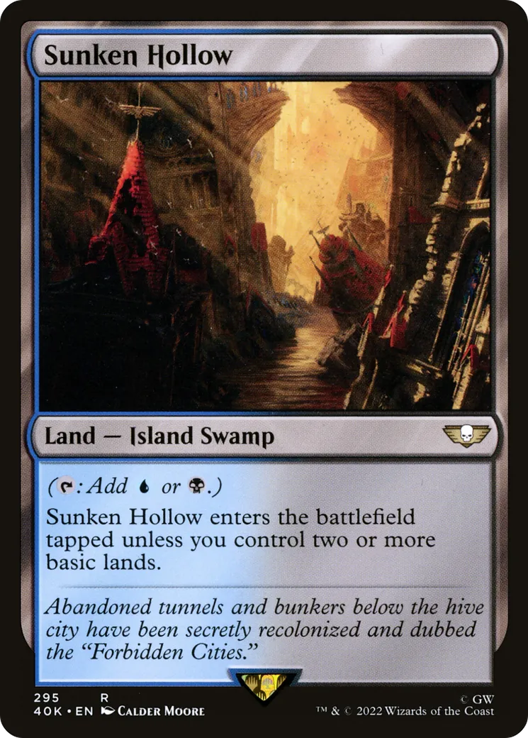 Dépression engloutie — Warhammer 40,000 Commander — Magic: The Gathering
