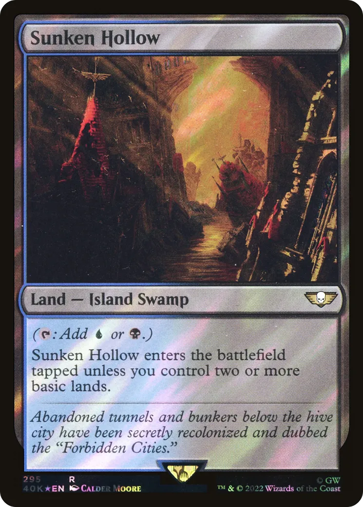 Dépression engloutie — Warhammer 40,000 Commander — Magic: The Gathering