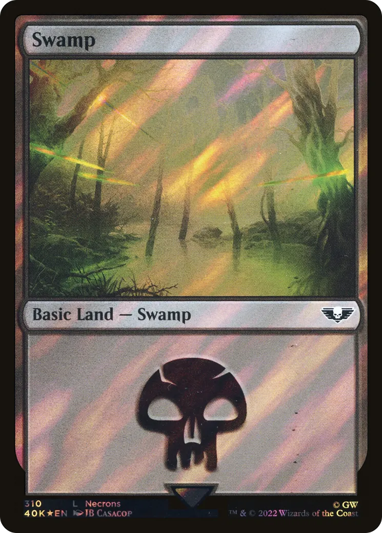 Swamp — Warhammer 40,000 Commander — Magic: The Gathering