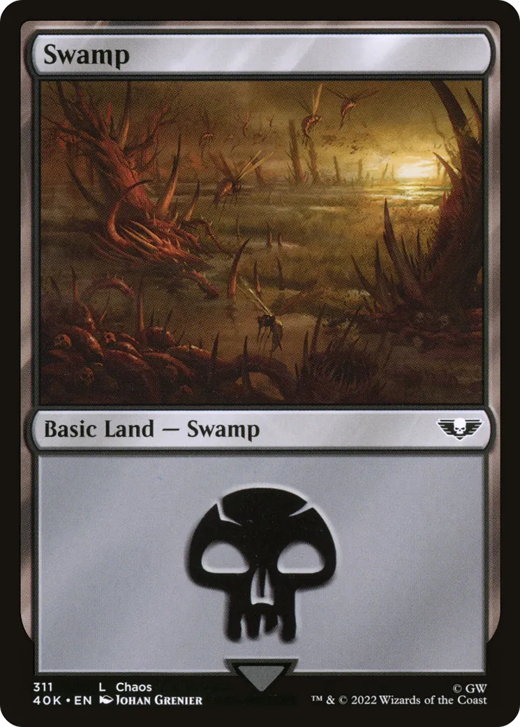 Swamp — Warhammer 40,000 Commander — Magic: The Gathering