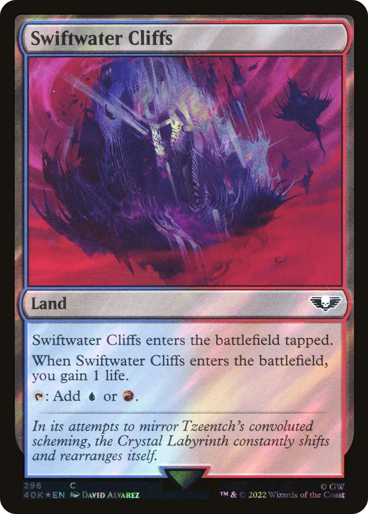 Falaises des eaux vives — Warhammer 40,000 Commander — Magic: The Gathering