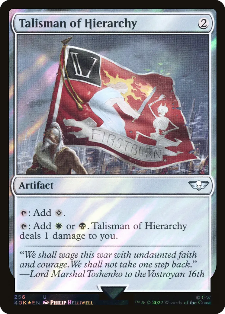 Talisman of Hierarchy from Warhammer 40,000 Commander - Magic: The Gathering