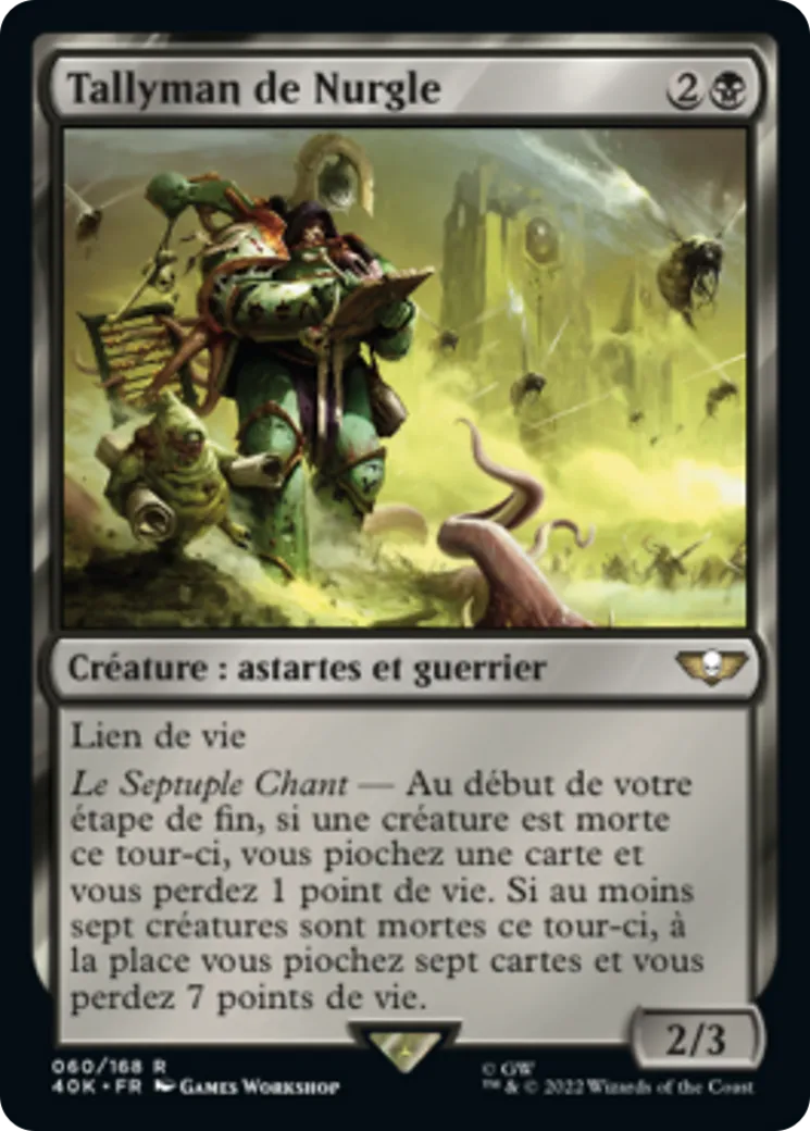 Tallyman de Nurgle — Warhammer 40,000 Commander — Magic: The Gathering