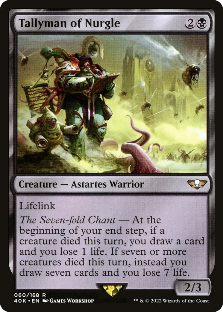 Tallyman of Nurgle — Warhammer 40,000 Commander — Magic: The Gathering