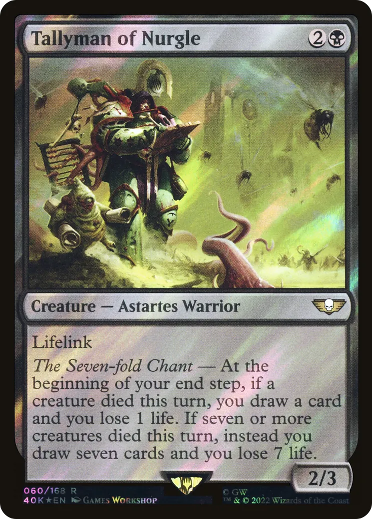 Tallyman of Nurgle — Warhammer 40,000 Commander — Magic: The Gathering