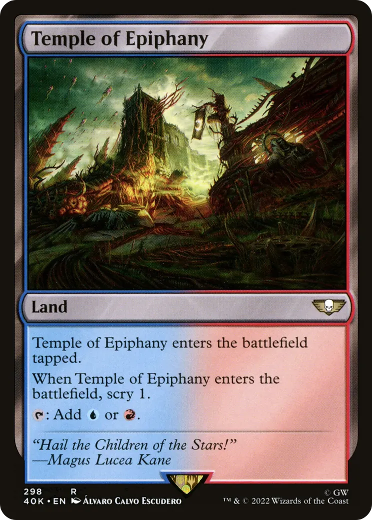 Temple de la révélation — Warhammer 40,000 Commander — Magic: The Gathering