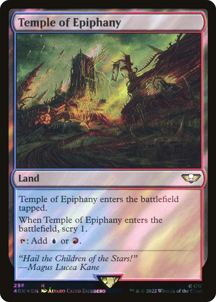 Temple de la révélation — Warhammer 40,000 Commander — Magic: The Gathering