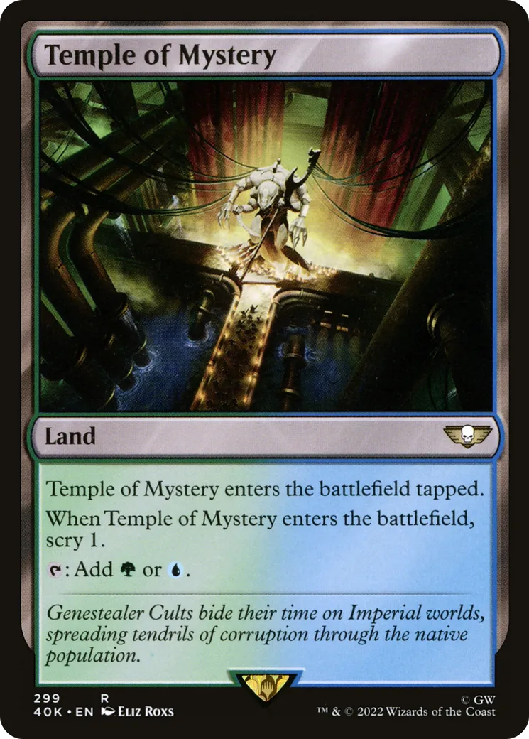 Temple du mystère — Warhammer 40,000 Commander — Magic: The Gathering