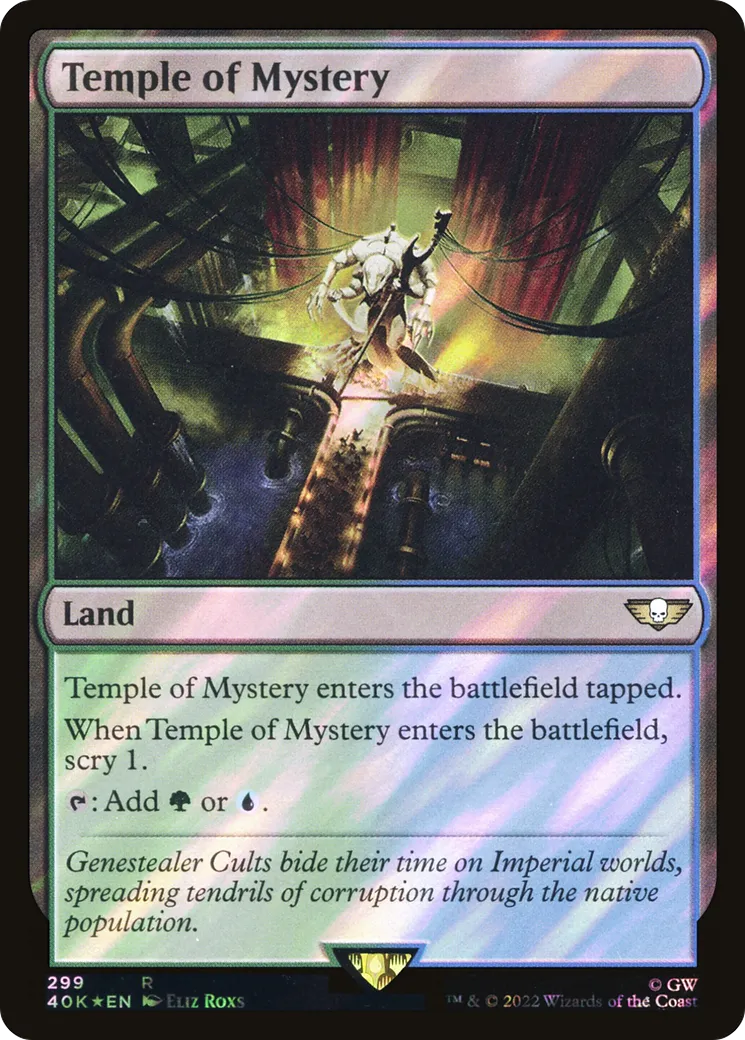 Temple du mystère — Warhammer 40,000 Commander — Magic: The Gathering