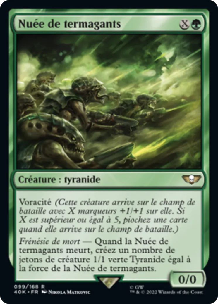 Nuée de termagants — Warhammer 40,000 Commander — Magic: The Gathering