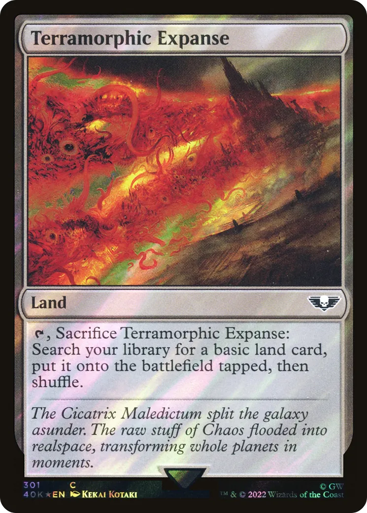 Terramorphic Expanse — Warhammer 40,000 Commander — Magic: The Gathering