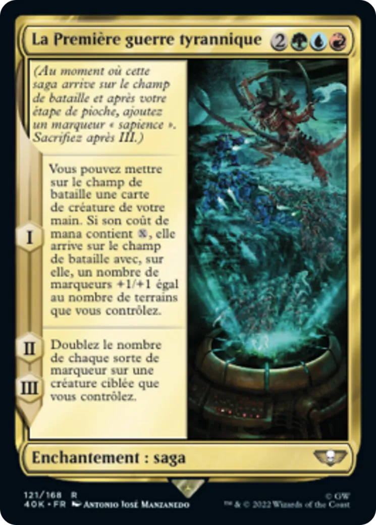 La Première guerre tyrannique — Warhammer 40,000 Commander — Magic: The Gathering