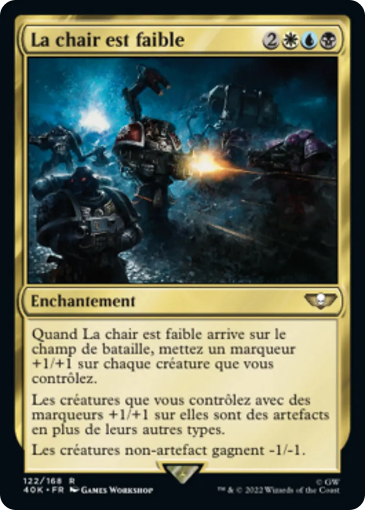 La chair est faible — Warhammer 40,000 Commander — Magic: The Gathering