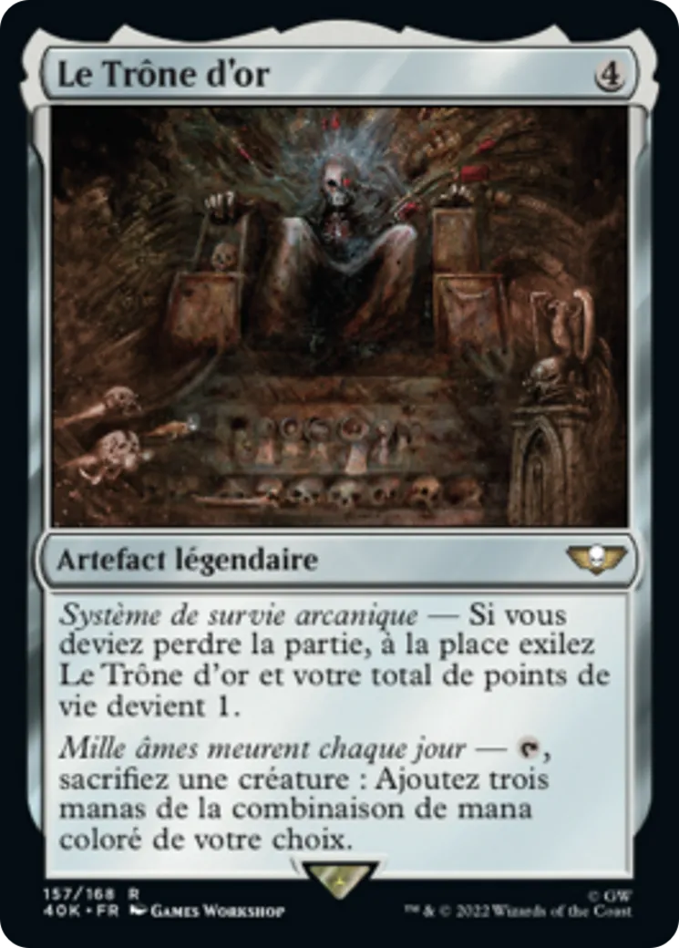 Le Trône d'or — Warhammer 40,000 Commander — Magic: The Gathering