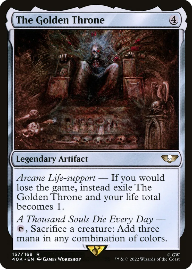 The Golden Throne — Warhammer 40,000 Commander — Magic: The Gathering