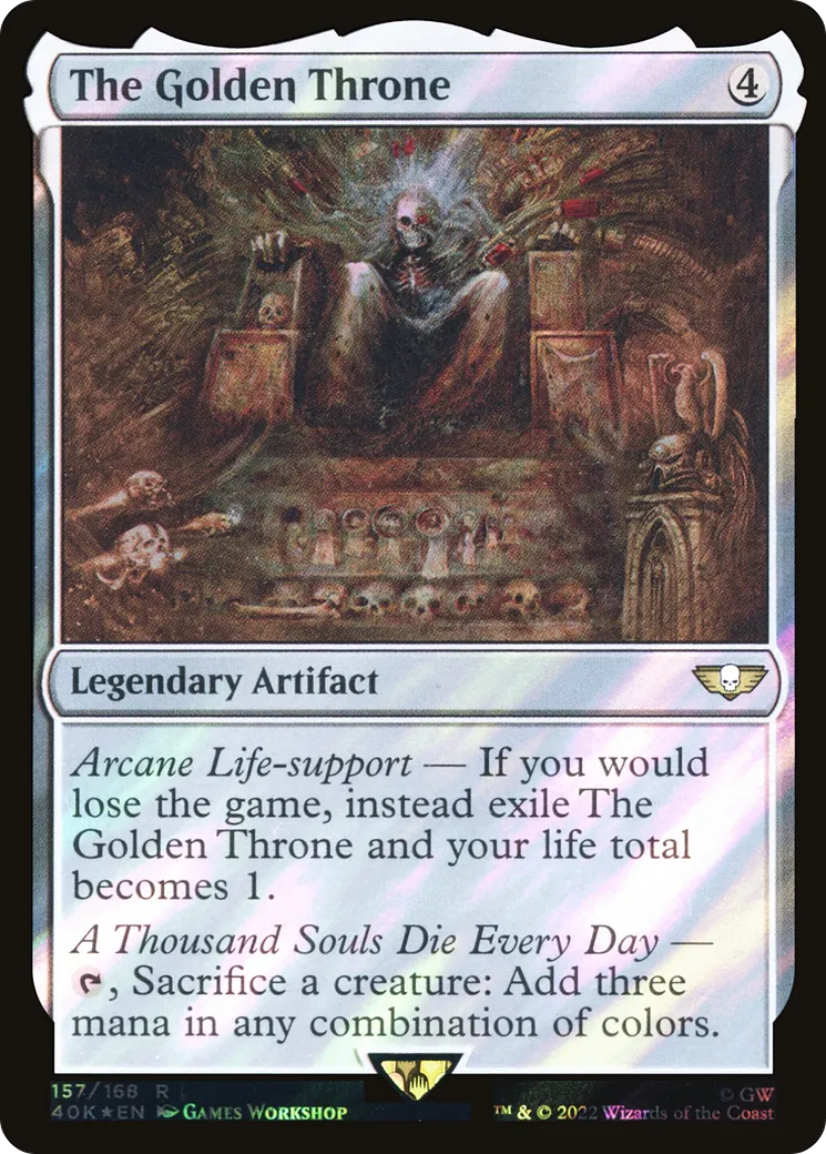 Le Trône d'or — Warhammer 40,000 Commander — Magic: The Gathering