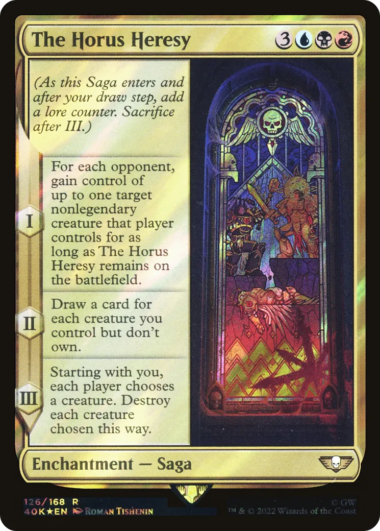 The Horus Heresy — Warhammer 40,000 Commander — Magic: The Gathering