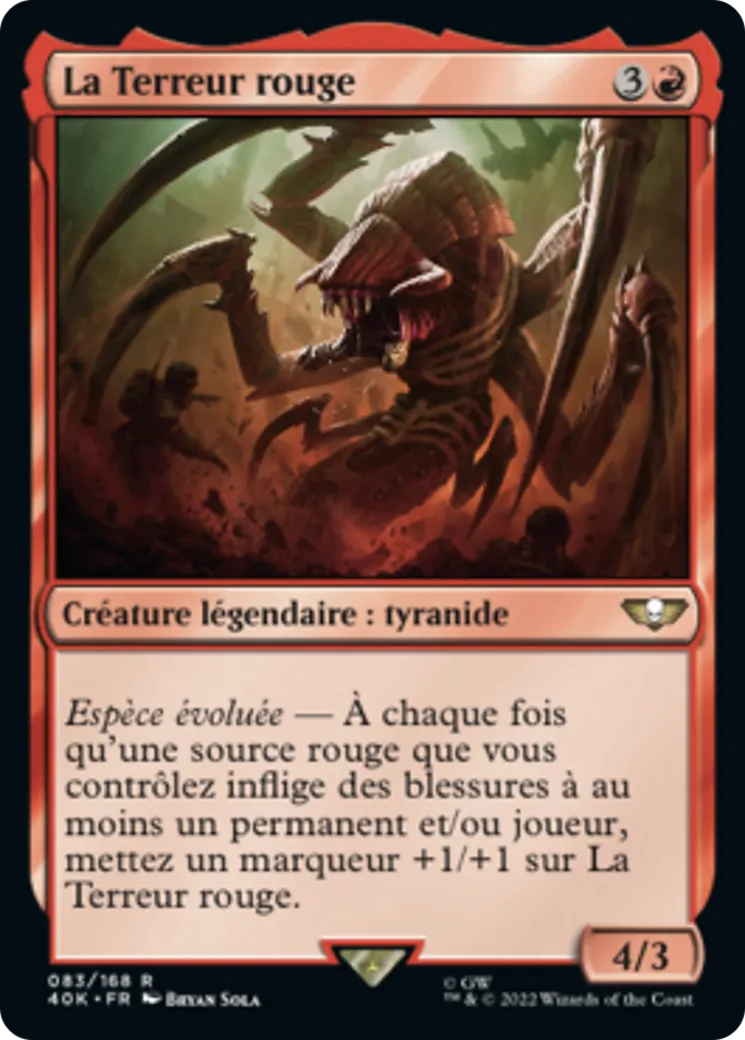 La Terreur rouge — Warhammer 40,000 Commander — Magic: The Gathering