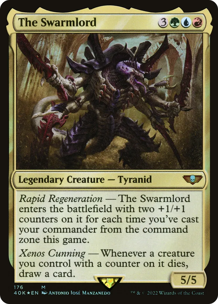 The Swarmlord — Warhammer 40,000 Commander — Magic: The Gathering