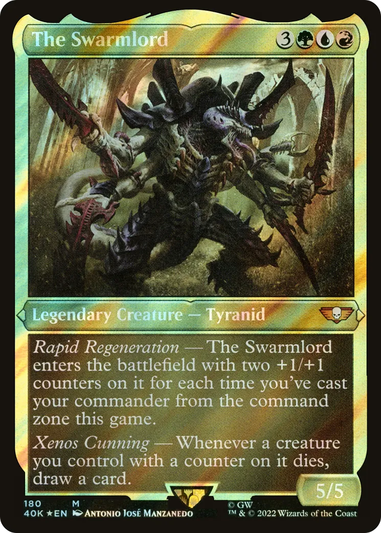 The Swarmlord — Warhammer 40,000 Commander — Magic: The Gathering