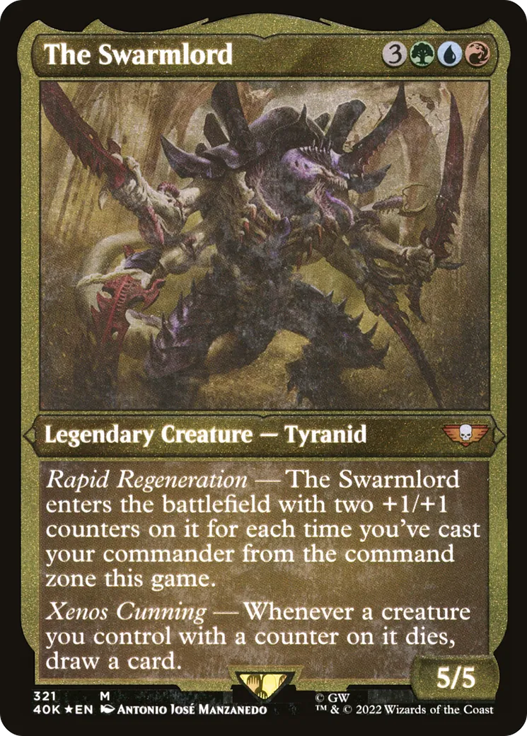 The Swarmlord — Warhammer 40,000 Commander — Magic: The Gathering