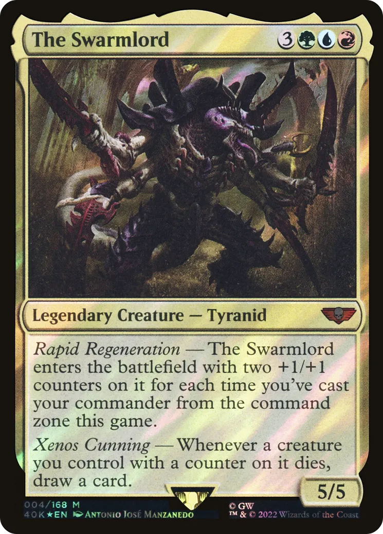 The Swarmlord — Warhammer 40,000 Commander — Magic: The Gathering