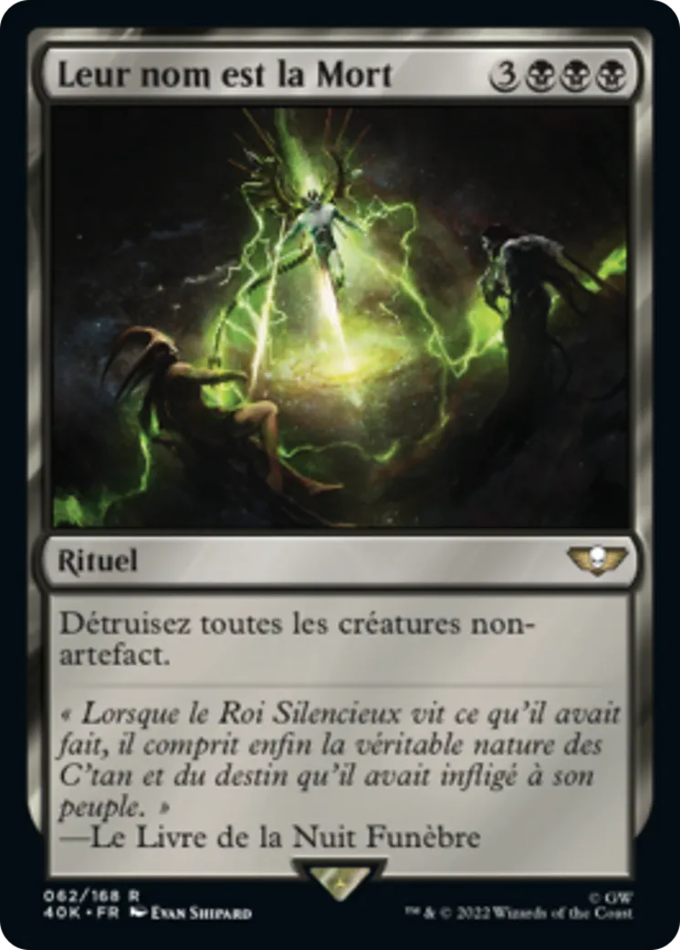 Leur nom est la Mort — Warhammer 40,000 Commander — Magic: The Gathering