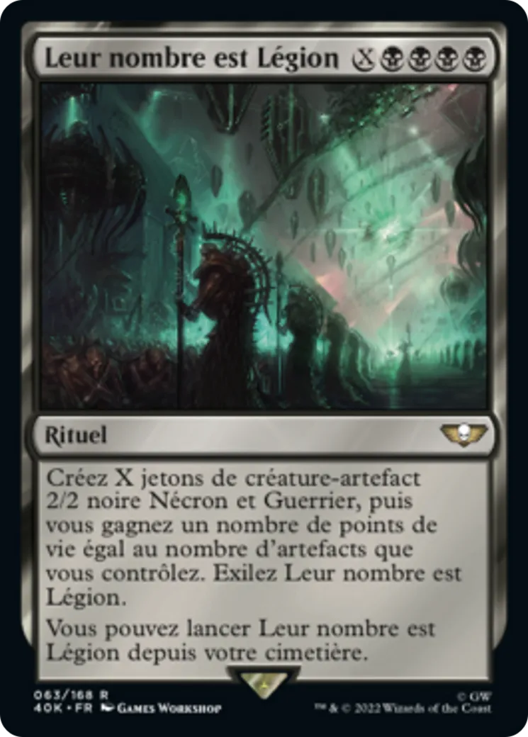 Leur nombre est Légion — Warhammer 40,000 Commander — Magic: The Gathering