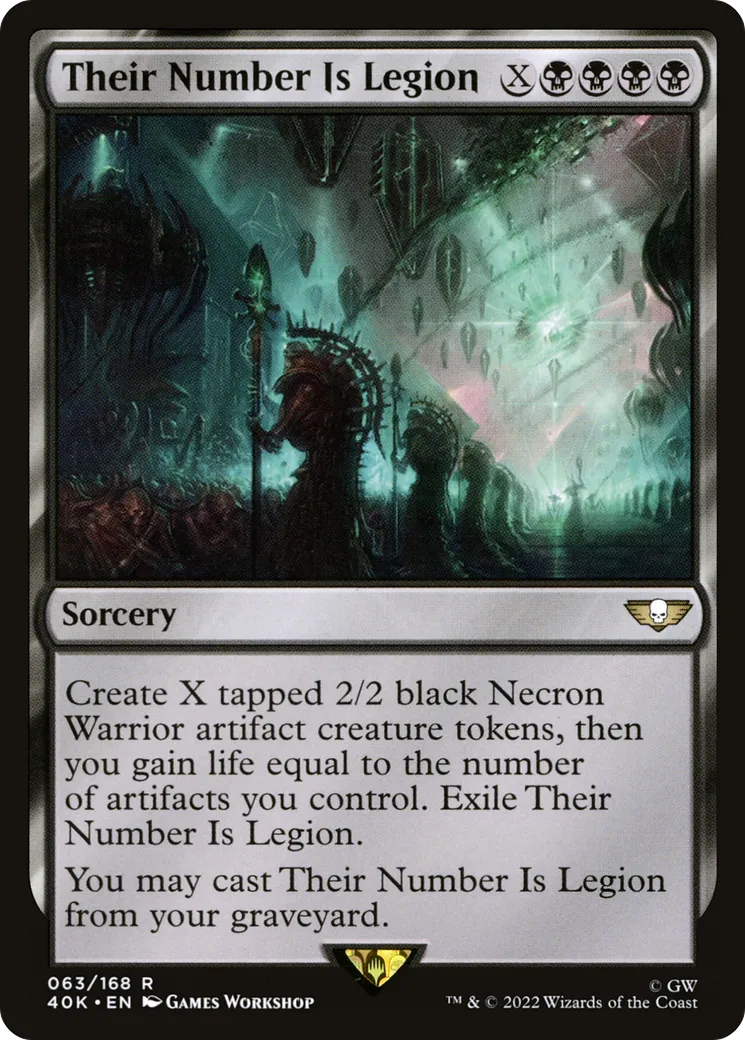 Their Number Is Legion — Warhammer 40,000 Commander — Magic: The Gathering